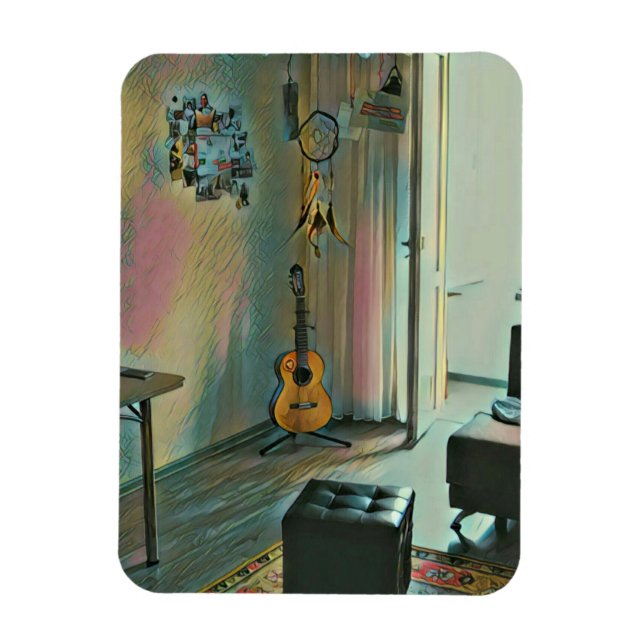 Guitar-gåvor till henne magnet (Vertikal)