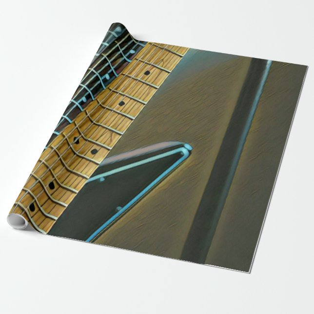 guitar gift for fathers day presentpapper (Utrullad)