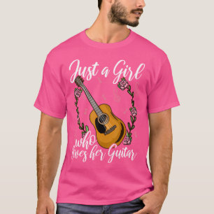 Guitar Girl Guitarist Guitar Player Guitar Älskare T Shirt