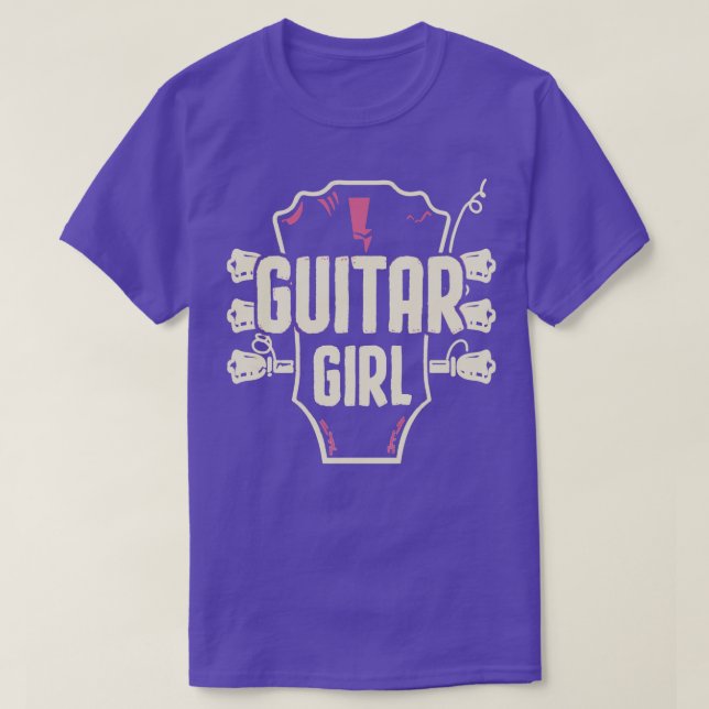 Guitar Girl T Shirt (Design framsida)