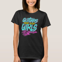 Guitar Girl  T Shirt