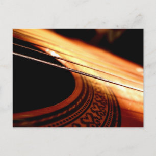 Guitar Gitarr Vykort