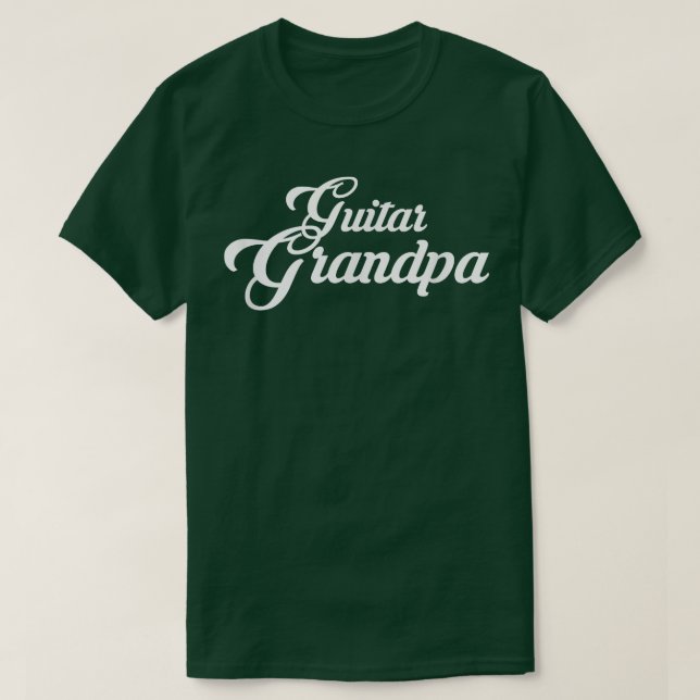 Guitar Grandpa T Shirt (Design framsida)