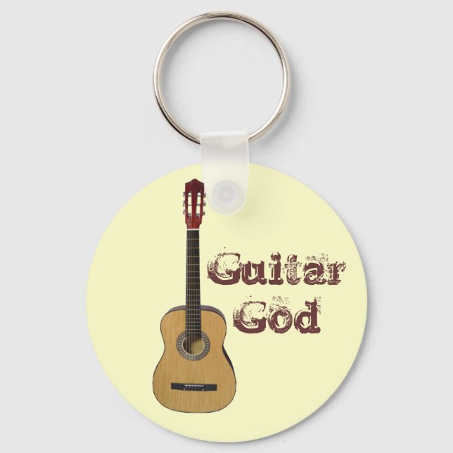 Guitar Gud Nyckelring (Framsida)
