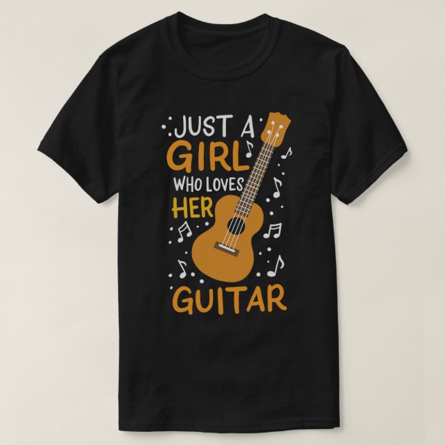 Guitar Guitar Player Guitarist T Shirt (Design framsida)