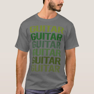 Guitar Guitarist för grönt T Shirt