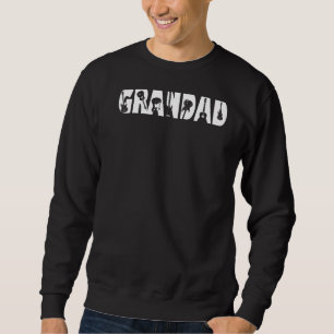 Guitar Guitarist Grandad Music Fars dag Lång Ärmad Tröja