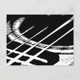 Guitar Hälsning vykort