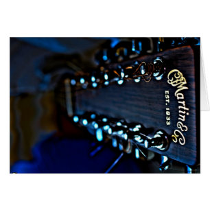 Guitar HDR-foto Hälsningskort