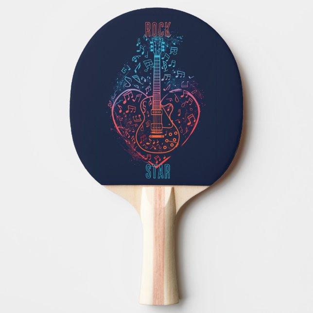 Guitar Heart Pingisracket (Framsidan)