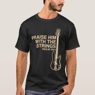 Guitar - höj hans kristna spelarstress t shirt
