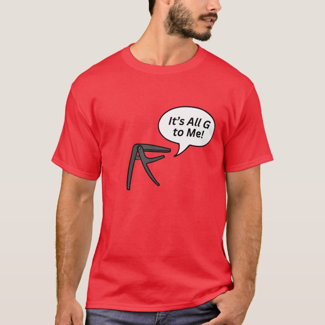 Guitar Humor T Shirt (Framsida)