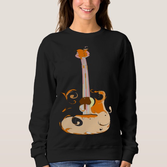 Guitar In Me  Guitarist Instrument Guitar T Shirt (Framsida)