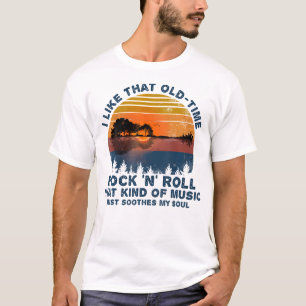 Guitar jag gillar den gamla Rock and roll-soothes T Shirt