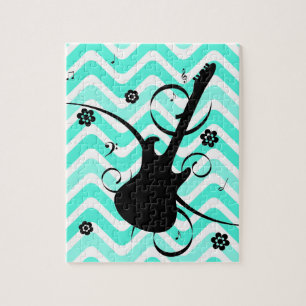 Guitar Jigszawa Puzzle Pussel