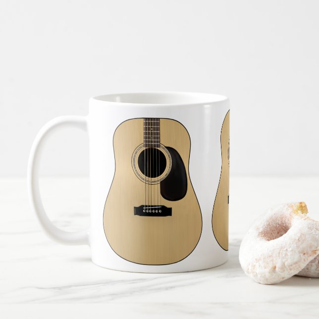 Guitar Kaffemugg (Med munk)