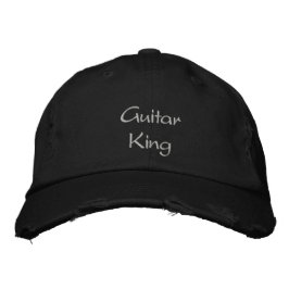 Guitar Kung Anpassningsbar Broied Cap / Hat Broderad Keps