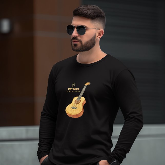Guitar-kvarhållningsinställning T Shirt (Guitar Stay tuned!)
