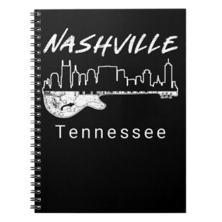Guitar Land Music Souvenir Gift Nashville Anteckningsbok