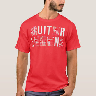 Guitar Legend chords saying for guitarist with gui T Shirt