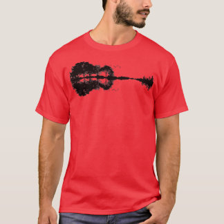 Guitar liggande Music Ligcape T Shirt
