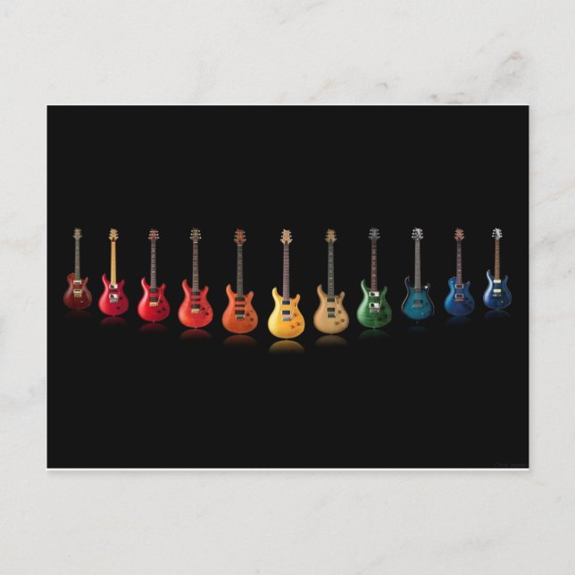 Guitar Lineup Vykort (Framsida)