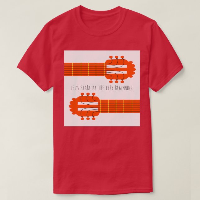 Guitar ljud of Music T Shirt (Design framsida)