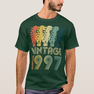Guitar Lover 25 Year Old Gifts Vintage 1997 Limite T Shirt