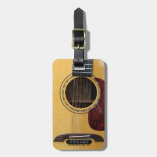 Guitar Luggage Tag Bagagebricka