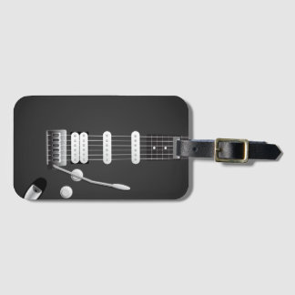 Guitar Luggage Tag Bagagebricka