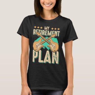 Guitar - Lusnyguitarist min Pension-plan Guitar T Shirt
