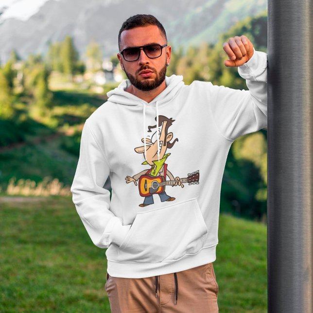 Guitar Man Rockstar Hoodie (Skapare uppladdad)
