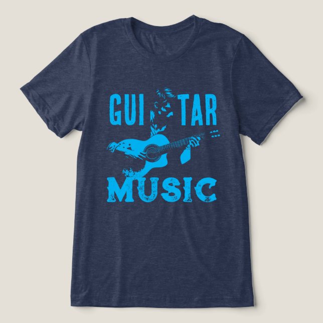 Guitar Man T Shirt (Design Framsida)