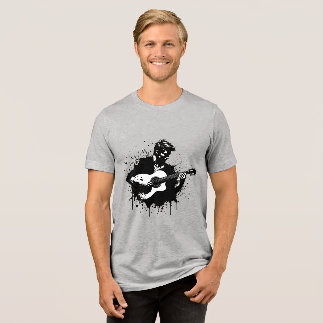 Guitar Man T Shirt (Framsida Full)