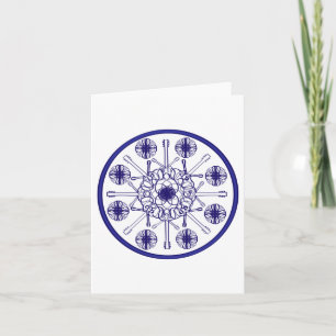 Guitar Mandala Kort