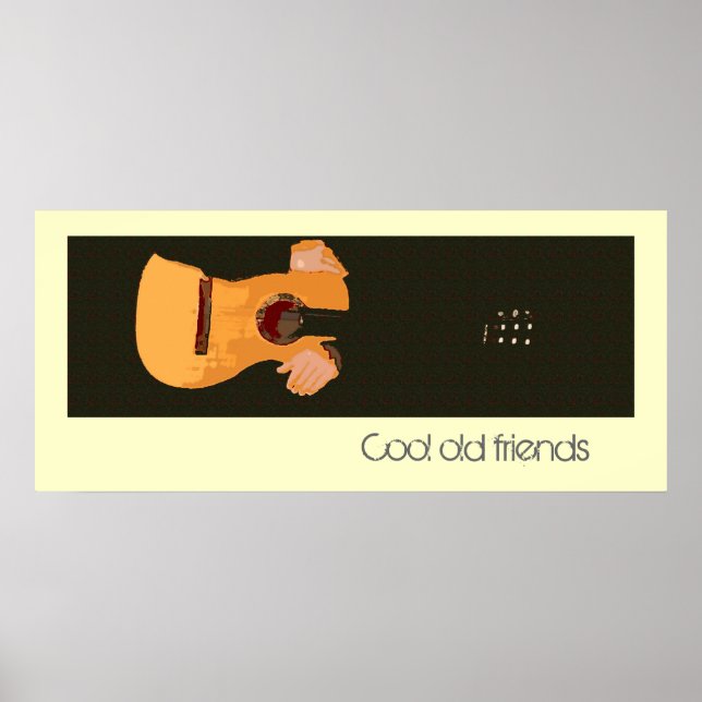 Guitar-mannen Poster (Framsidan)