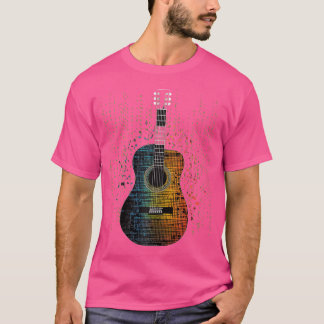 Guitar Matrix Stil Player Guitarist Band T Shirt