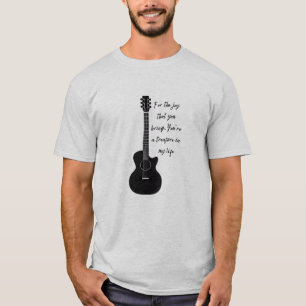 Guitar med enkel Dikt T Shirt