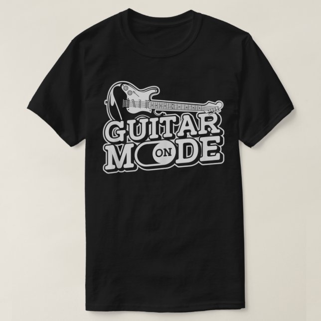 Guitar Mode on Musician Electric Guitar Sten Guit T Shirt (Design framsida)