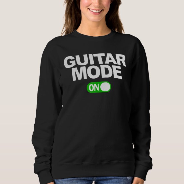 Guitar Mode On T Shirt (Framsida)