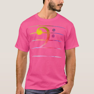 Guitar Music Älskare Bass Cleff T Shirt