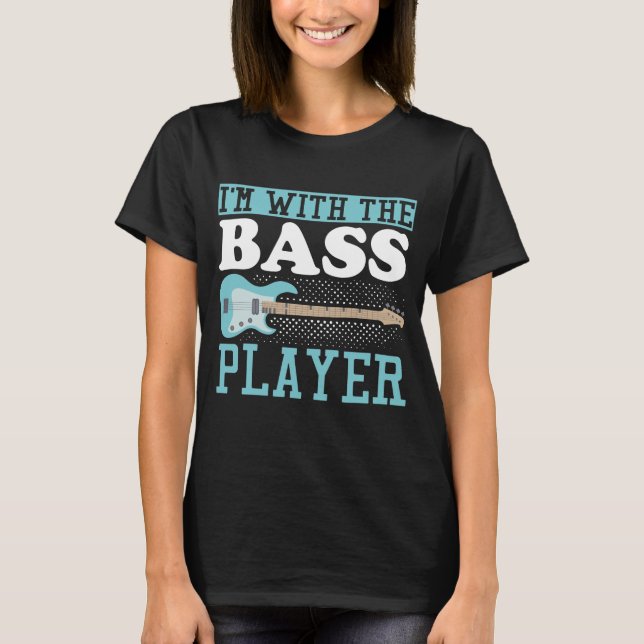 Guitar Music Älskare IM med spelaren T Shirt (Framsida)