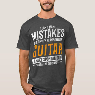 Guitar Music Älskare Kreativ Guitar Player T Shirt
