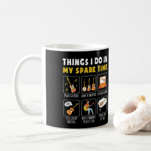 Guitar Music Älskare Sak I gör jag på min ledig Kaffemugg