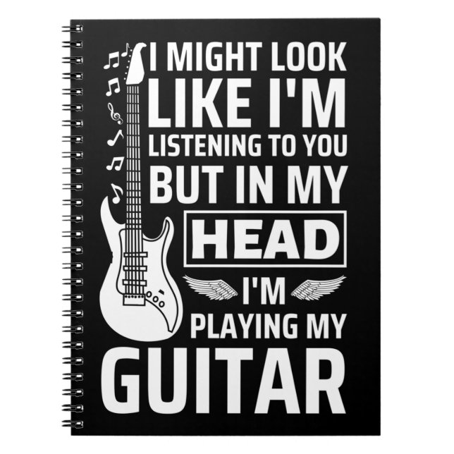 Guitar Music Anteckningsbok (Framsidan)