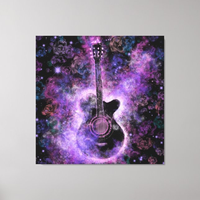 Guitar Music Kanvastryck (Framsida)