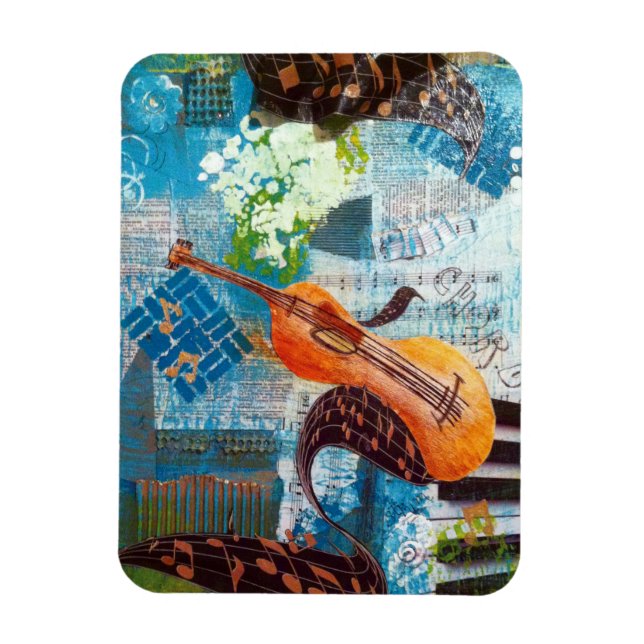 Guitar Music Magnet (Vertikal)
