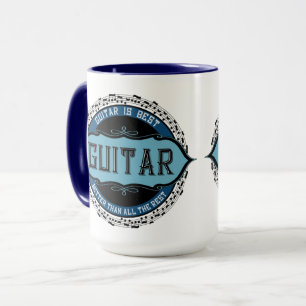 Guitar Music Note-cirkel Mugg
