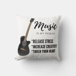 Guitar Music T-Shirt Hoodie Kudde