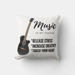Guitar Music T-Shirt Hoodie Kudde